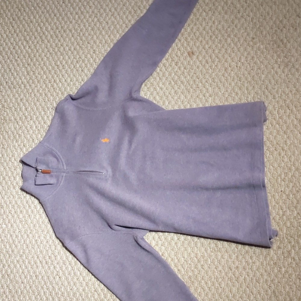 Polo quarter zip mock pullover